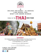 New Year celebrations – Thai style - at The Royal Budha, Holiday Inn Dubai - Al Barsha’s award winning fine dining Thai restaurant